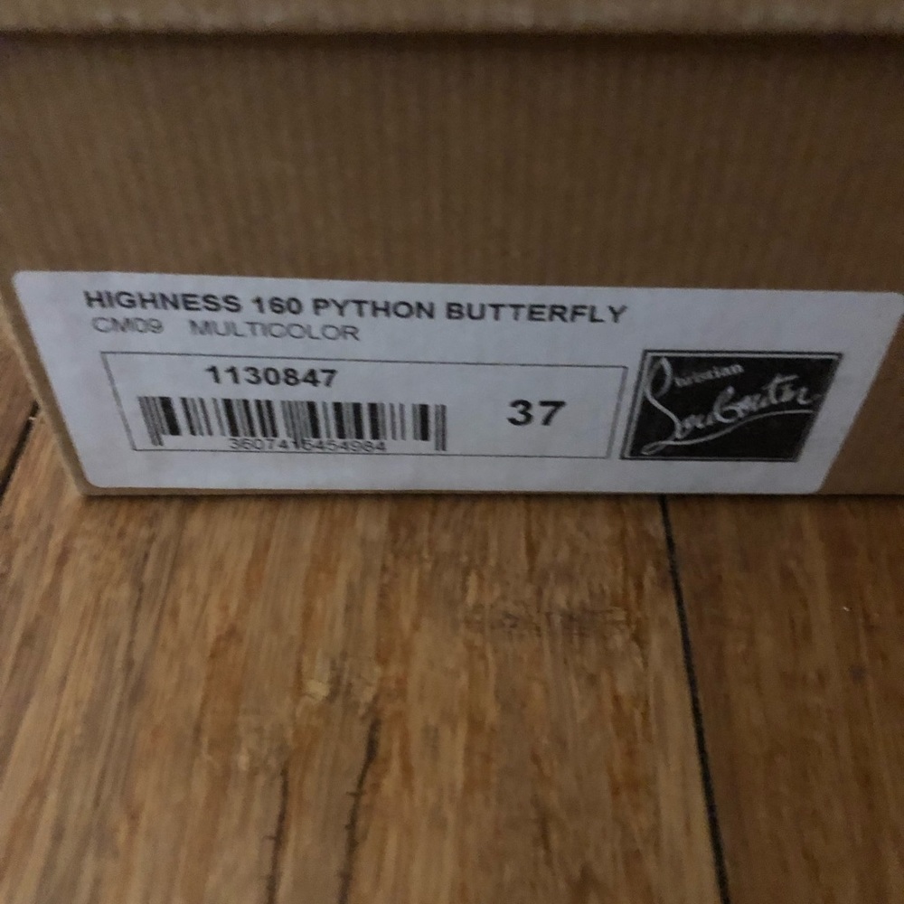 Christian Louboutin Highness 150 Python Butterfly - image 7